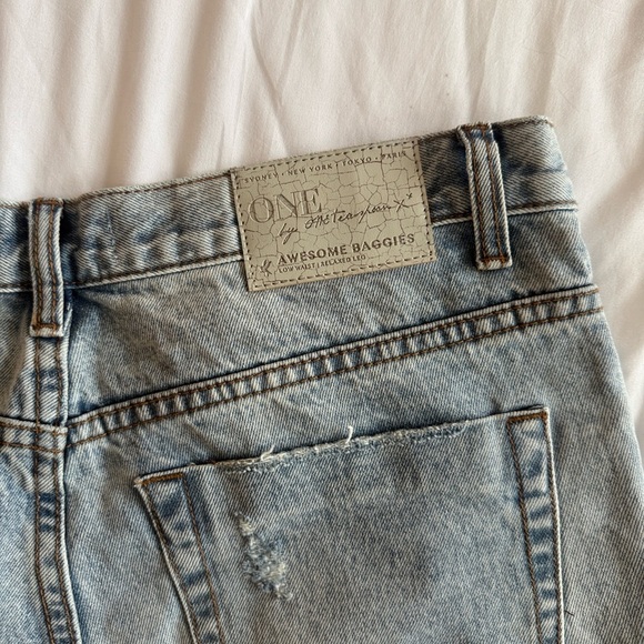 One Teaspoon Distressed Awesome Baggies Jeans - Picture 2 of 9